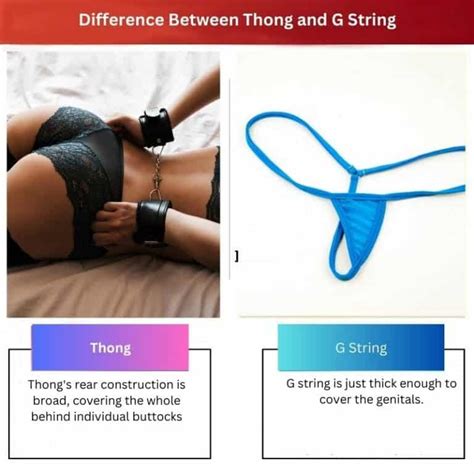 Thong Vs G String Difference And Comparison