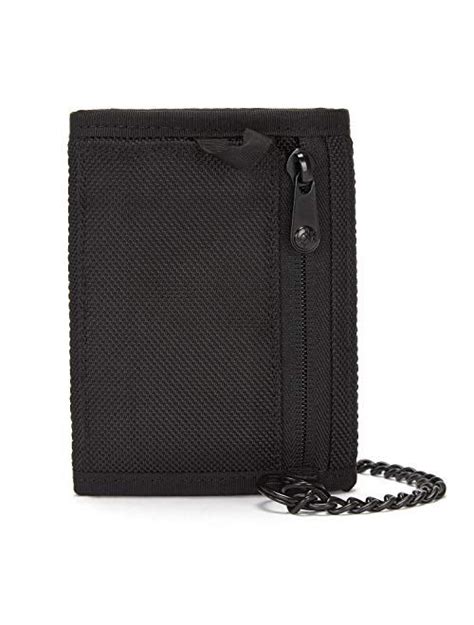 Buy Pacsafe Rfidsafe Z Rfid Blocking Tri Fold Black Travel Wallet