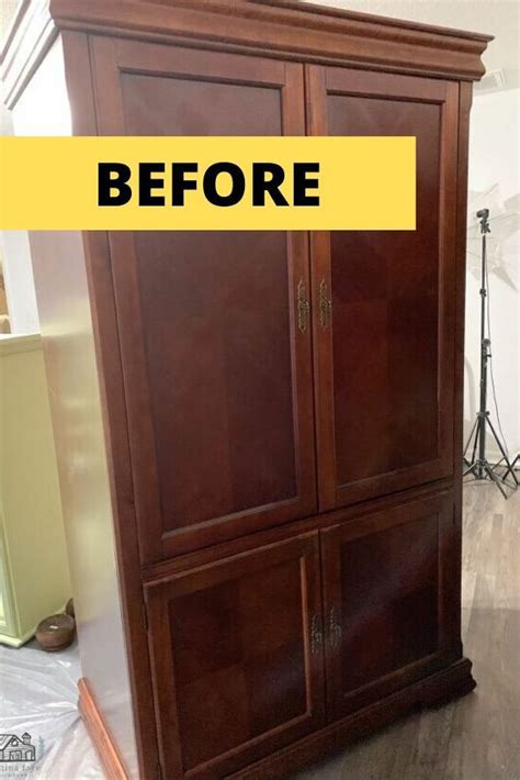 Diy Armoire Makeover Before And After Idea Artofit