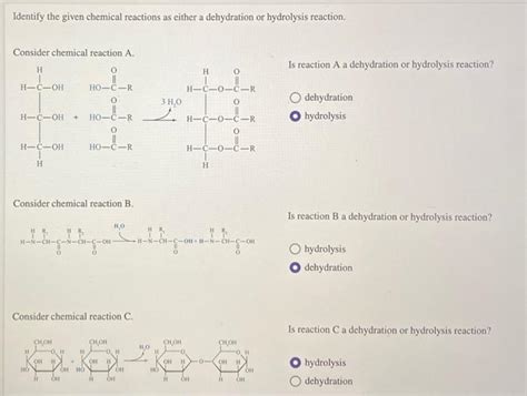 Solved Identify The Given Chemical Reactions As Either A Chegg