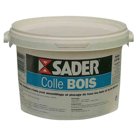 Sader Colle à bois prise progressive 2 5 Kg