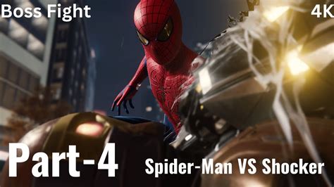 Spider Man VS Shocker Boss Fight Part 4 In Marvel S Spider Man