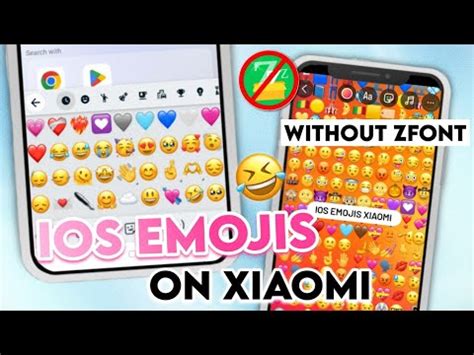 Apply IOS Emojis On Xiaomi MIUI Or Redmi Phones Without ZFont App