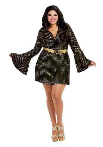 Size Disco Babe Women Costume Off