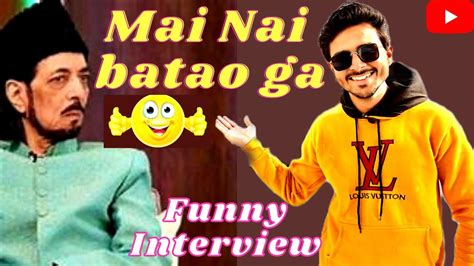 Laddan Jafri Best Funny Interview Latest 2020 By Hassan Zulfiqar Youtube