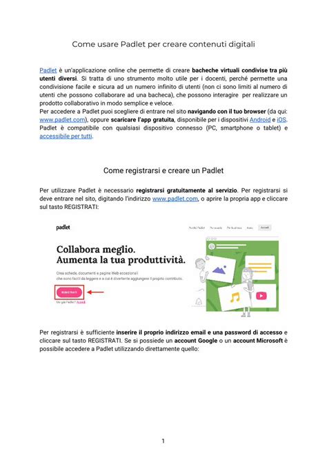 Pdf Come Usare Padlet Per Creare Contenuti Digitali Come Usare