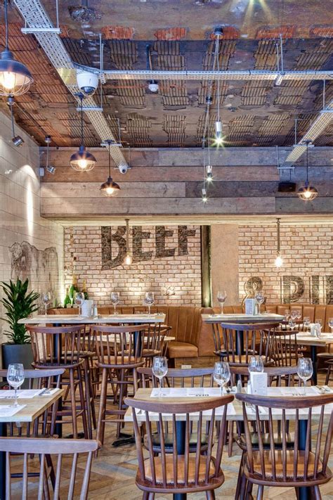 Dv8 Designs Has Created A True Rustic Feel In Beef And Pudding Restaurant