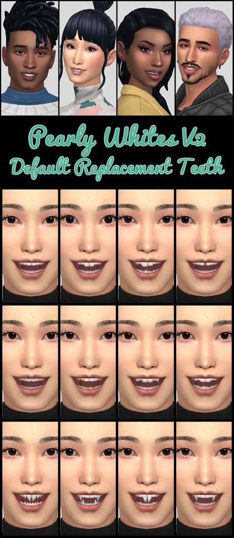 Pearly Whites V 2 Default Replacement Teeth Ice Creamforbreakfast Tooth Replacement The