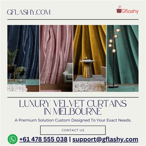 Luxury Velvet Curtains In Melbourne