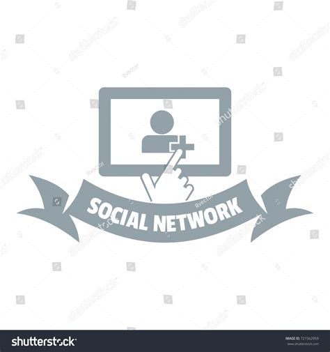 Social Network Logo Simple Illustration Social Vector De Stock Libre