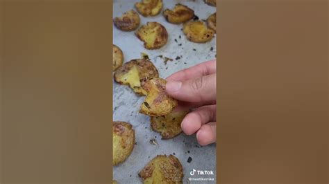 Crispy Roasted Potatoes Tik Tok Recipes 4 Youtube