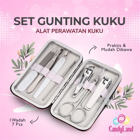 Jual Gunting Kuku Set Alat Pedicure Manicure Nail Art Set Perawatan