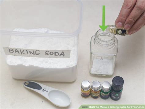 3 Ways To Make A Baking Soda Air Freshener Wikihow Air Freshener Baking Soda Baking Soda Bath