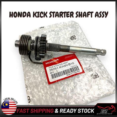 Honda Kick Starter Shaft Assy Honda Wave Dash Dream