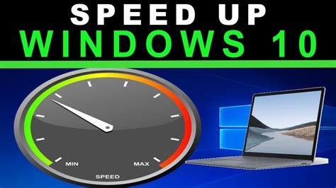 Speed Up Windows 10 Laptop YouTube