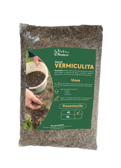 Vermiculita Presentacion 4 Litros Vivir Para Sembrar