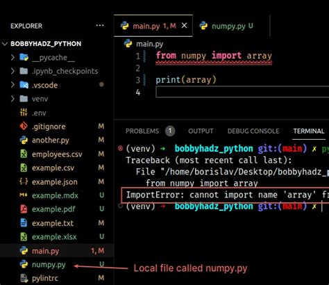 ImportError Cannot Import Name X In Python Solved Bobbyhadz