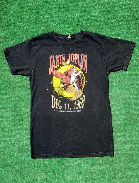 Janis Joplin Shirt Vintage Boston Etsy