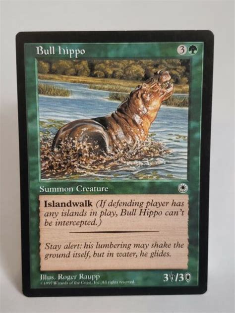 Mtg Bull Hippo 1 Portal Regular Uncommon For Sale Online Ebay