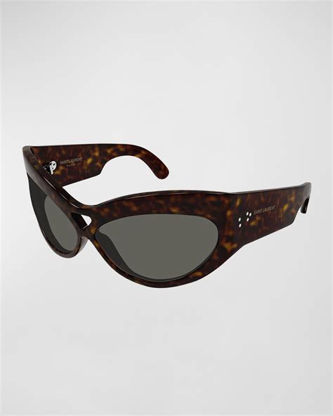 Saint Laurent Blaze Acetate Cat Eye Sunglasses Neiman Marcus