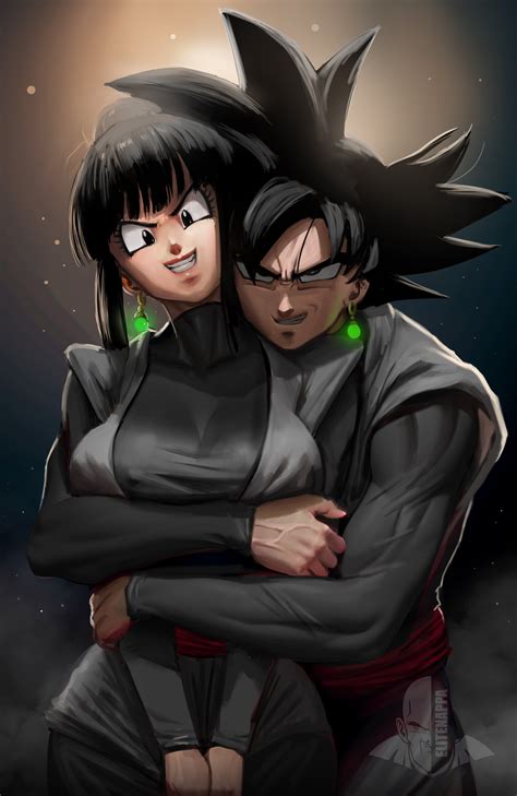 Chi Chi And Goku Black Dragon Ball And More Drawn By Elite Nappa