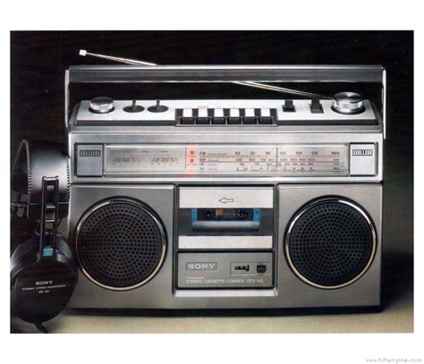 Sony Cfs Portable Stereo Radio Cassette Recorder Manual Hifi Engine