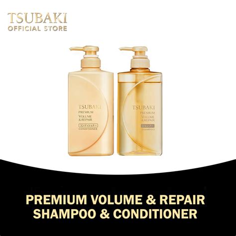 Tsubaki Premium Volume Repair Shampoo 490ml Conditioner 490ml