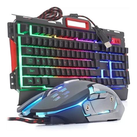 Teclado E Mouse Gamer Bk G3000 KaBuM