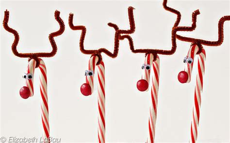 How To Make Candy Cane Reindeer