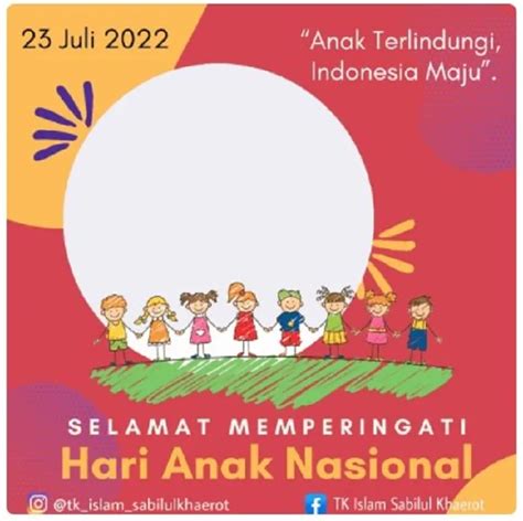 15 Link Twibbon Hari Anak Nasional 2022 Cocok Untuk Profil Media