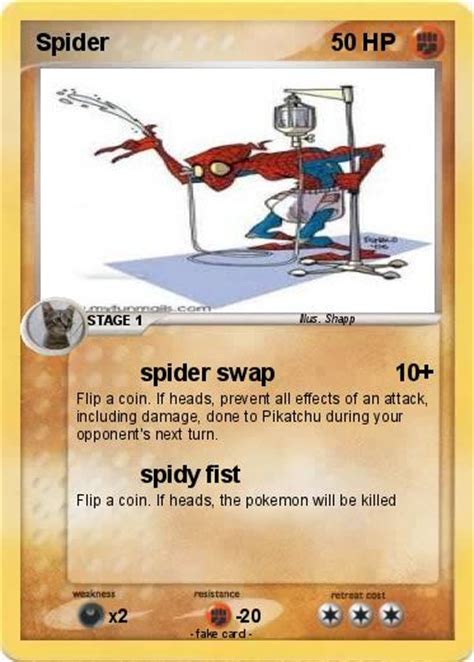 Pokémon Spider 1114 1114 - spider swap - My Pokemon Card