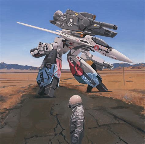 Robotech Painting By Scott Listfield Fine Art America