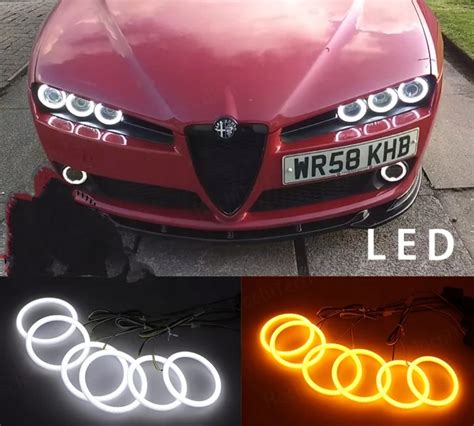 Lampy LED 2w1 DRL Ring Angel Eyes Alfa 159 Brera 159010 za 328 99 zł z