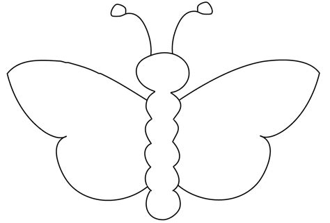 Free Outline Of A Butterfly, Download Free Outline Of A Butterfly png ...