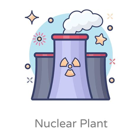 Dise O De Plantas Nucleares Vector En Vecteezy