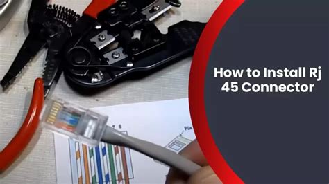 How To Install Rj 45 Connector Fix Up Blueprint