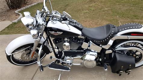 2005 Harley Davidson Softail Deluxe FLSTNI YouTube