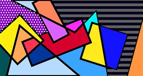 Banner De Dise O De Ilustraci N De Arte Geom Trico Abstracto Colorido