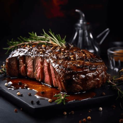 Grilled Rib Eye Steak With Red Wine Sauce Recipe