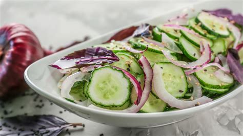 This Cucumber Vinegar Salad Recipe Has A Healthy Refreshing Bite