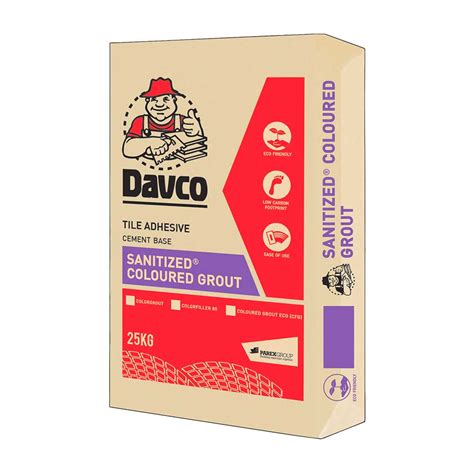 Davco Sanitized Coloured Grout SH Construction Building Materials