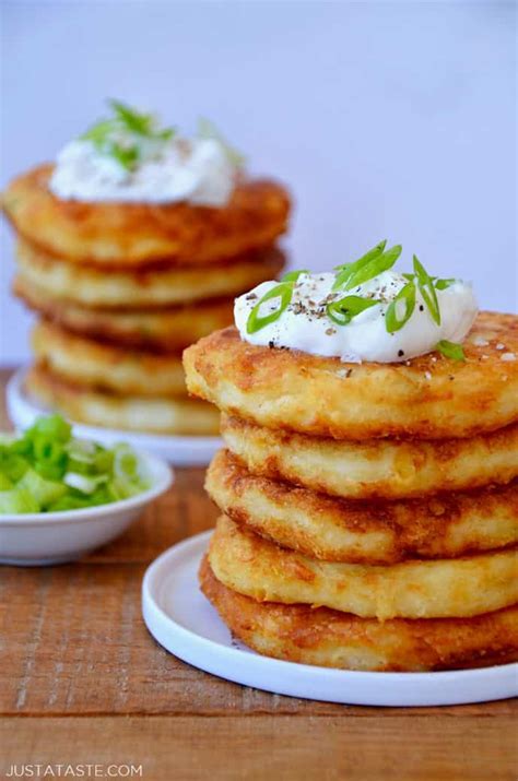 Easy Leftover Mashed Potato Pancakes Just A Taste