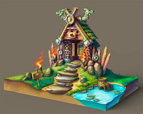 Бар викингов on Behance