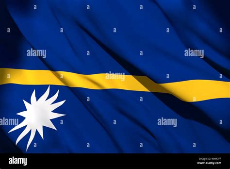 Ondeando La Bandera De Nauru Fotograf As E Im Genes De Alta Resoluci N