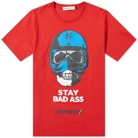 Undercover Stay Bad Ass Print Tee Red END UK