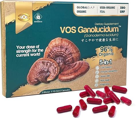 Amazon Vos Ganolucidum Red Reishi Ganoderma Lucidum Organic