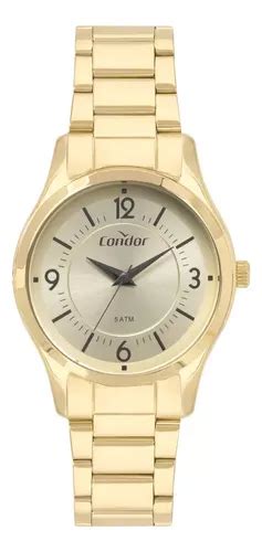 Reloj Condor Gold Bottom Champagne Para Mujer Co Kvl D Mercadolibre