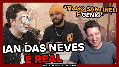 COMUNISTA E HUMORISTA SE UNEM React Ao IAN NEVES No TIAGO SANTINELI