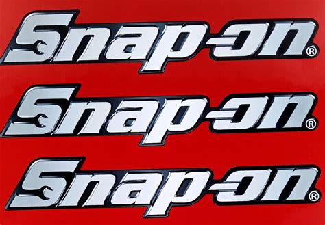 Snap On Logo Vinyl Decal Stickers Super Quality 3d Effect Redsigns