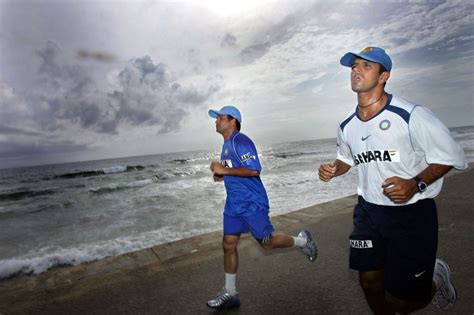 Sachin Tendulkar And Rahul Dravid Jog On The Galle Face ESPNcricinfo